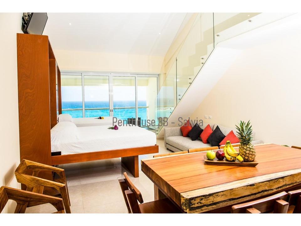 2 Story Oceanfront Penthouses On Cancun Beach! Dış mekan fotoğraf