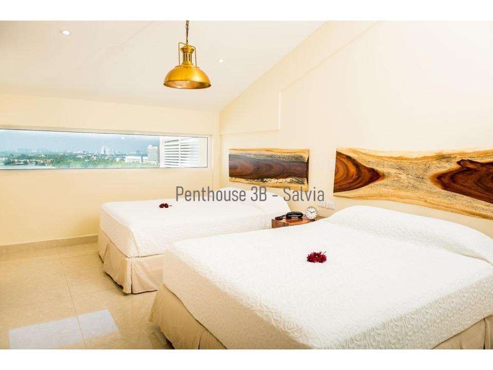 2 Story Oceanfront Penthouses On Cancun Beach! Dış mekan fotoğraf