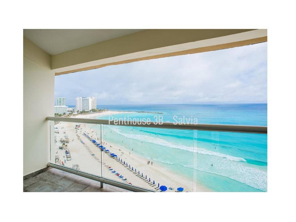 2 Story Oceanfront Penthouses On Cancun Beach! Dış mekan fotoğraf